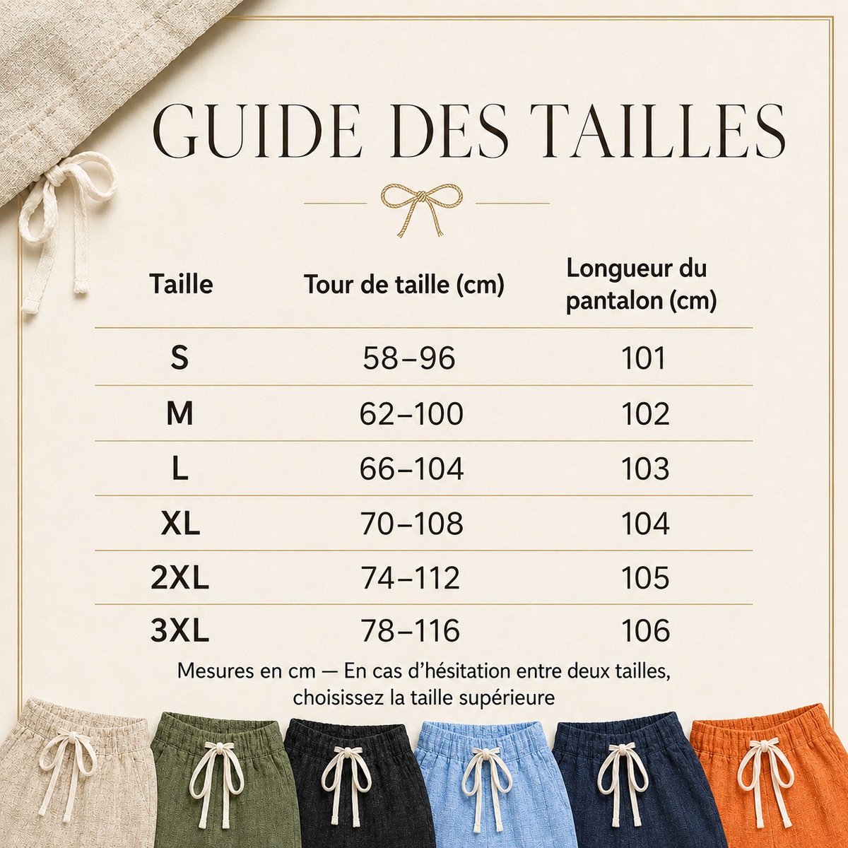 Anaïs | Pantalon fluide à taille élastique