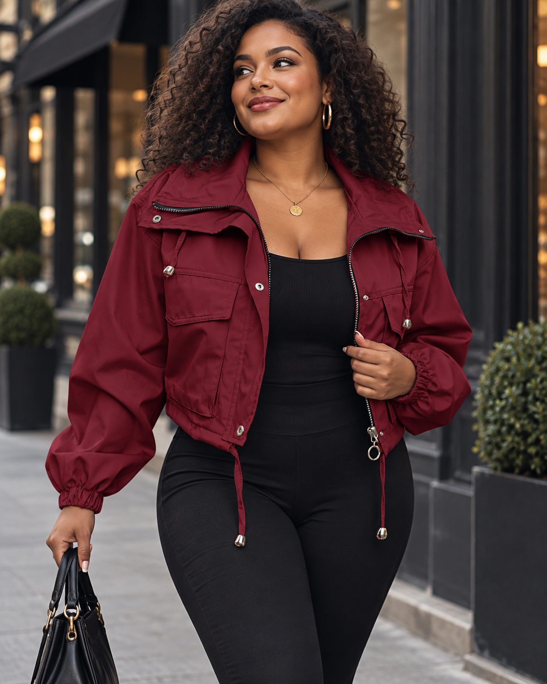 Bérénice | Veste Courte Zippée