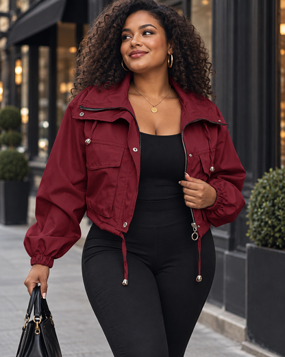 Bérénice | Veste Courte Zippée