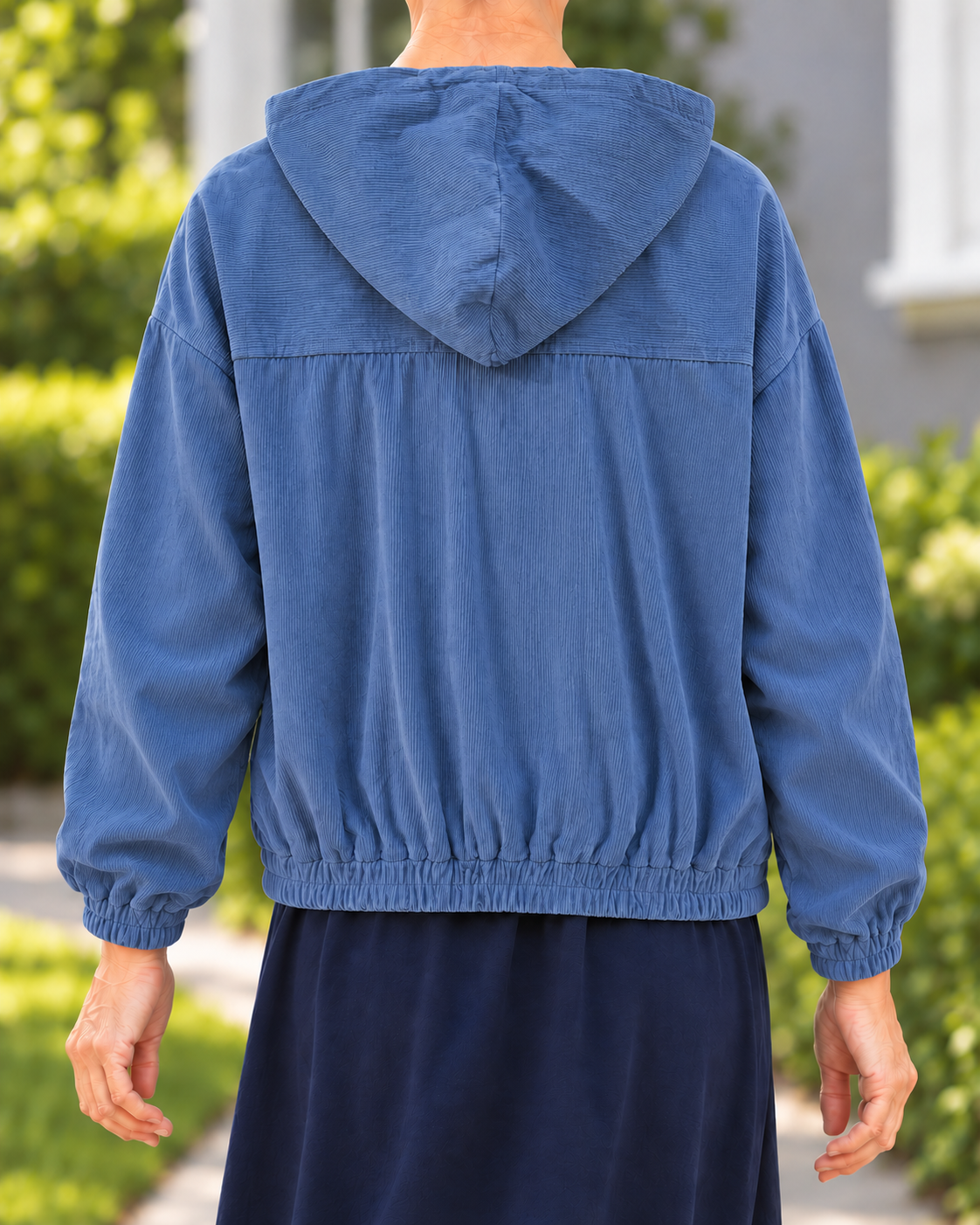Lya | Veste Rétro Légère en Velours Côtelé