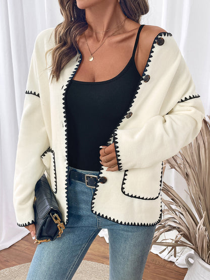 Romy | Veste Polaire à Finitions Contrastées