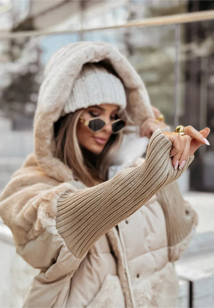 Diane | Manteau Effet Fourrure