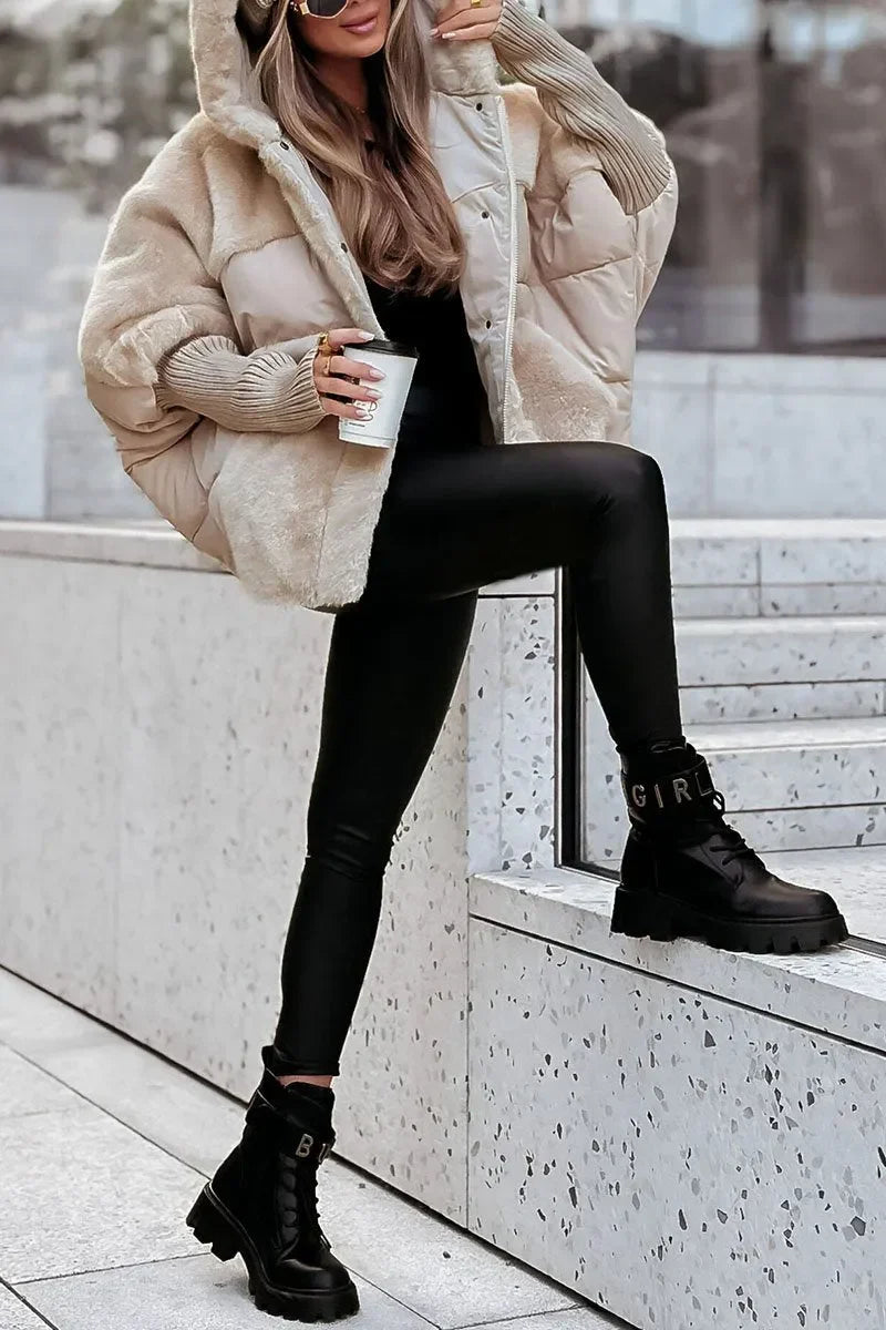 Diane | Manteau Effet Fourrure