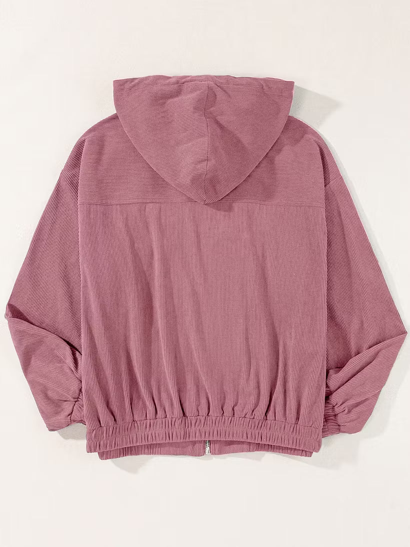 Lya | Veste Rétro Légère en Velours Côtelé