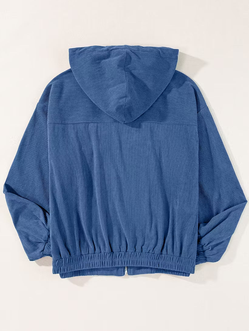 Lya | Veste Rétro Légère en Velours Côtelé