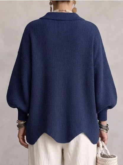 Faustine | Cardigan Signature à Boutons Dorés